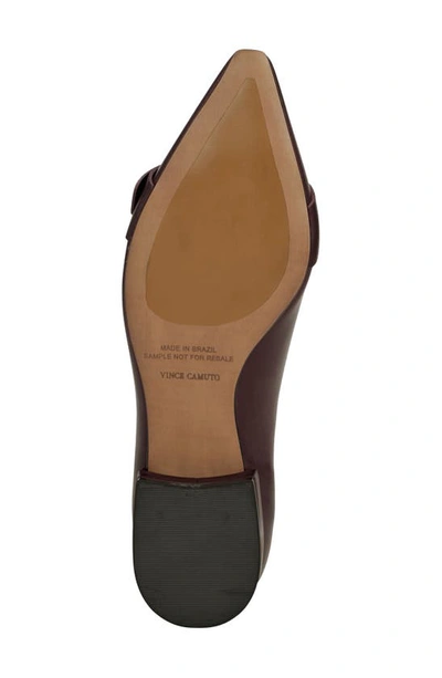 Shop Vince Camuto Megdele Pointed Toe Flat In Petit Sirah