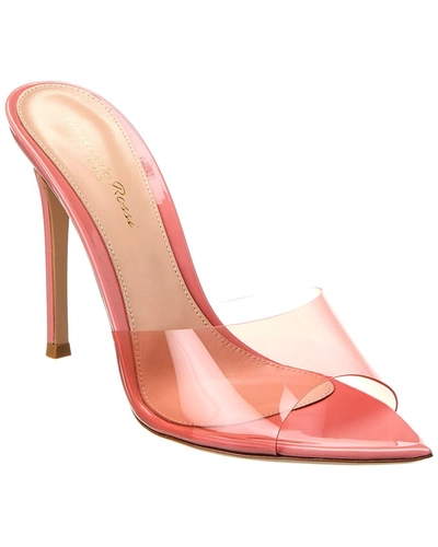 Shop Gianvito Rossi Elle 105 Vinyl & Patent Sandal In Pink