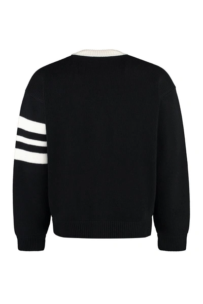 Dolce & Gabbana Man Cardigan Black Size Xl Virgin Wool, Wool, Acrylic, Polyester In Black