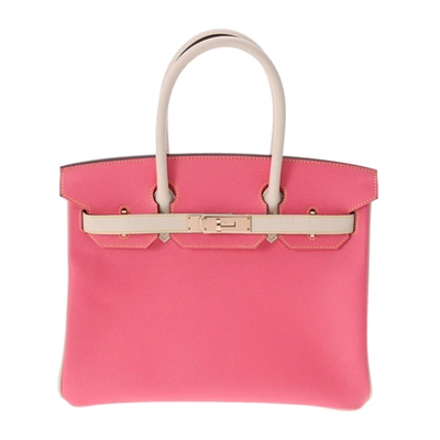 Shop Hermes Birkin 30 Leather Handbag () In Pink