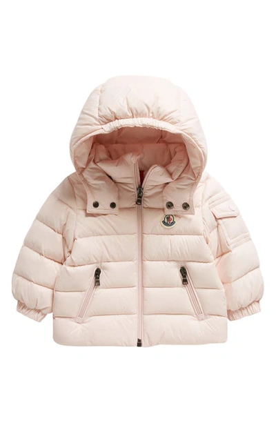 Shop Moncler Kids' Jules Hooded Down Puffer Jacket In Pink