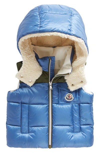 Moncler gilet with store fur hood