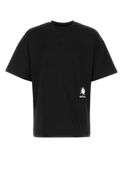 Shop Oamc Man Black Cotton Oversize T-shirt