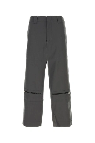 Shop Oamc Man Charcoal Cotton Pant In Gray
