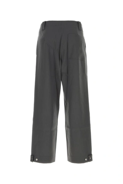 Shop Oamc Man Charcoal Cotton Pant In Gray