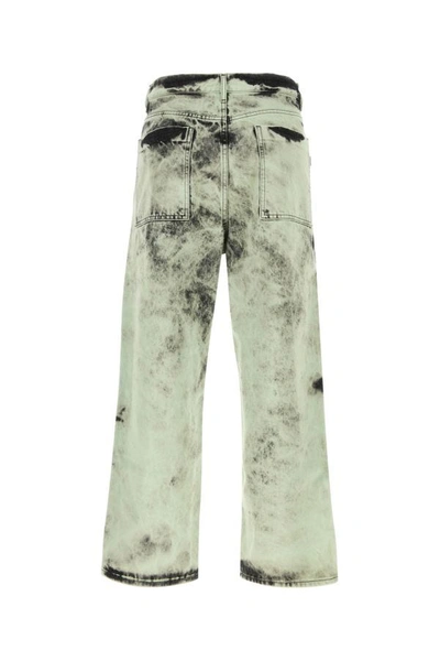 Shop Oamc Man Tie-dye Denim Jeans In Multicolor