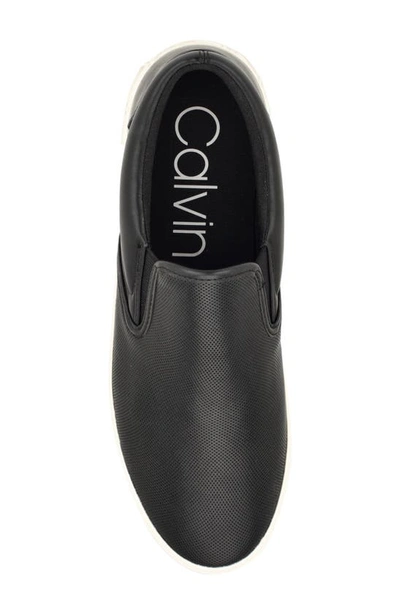 Shop Calvin Klein Rydor Slip-on Sneaker In Black 008