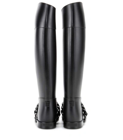 Shop Givenchy Eva Chain Rubber Boots
