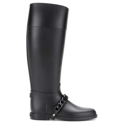 Shop Givenchy Eva Chain Rubber Boots