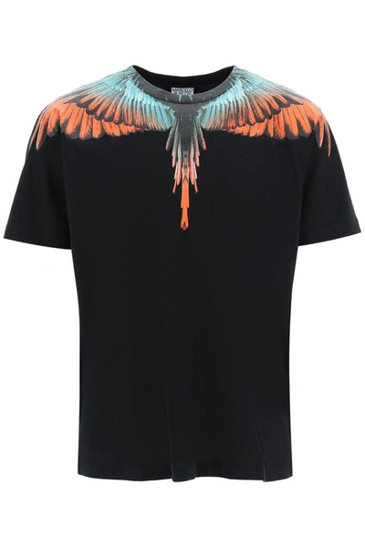 Shop Marcelo Burlon County Of Milan Marcelo Burlon Icon Wings T-shirt In Black