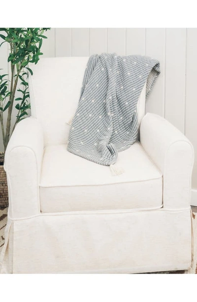 Shop Crane Air Luxe Cotton Baby Blanket In Starlight