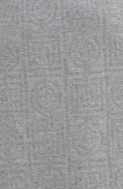 Natori Quilted Infinity Jacquard Robe In Heather Grey