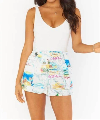 Shop Show Me Your Mumu Disilvio Shorts Island Getaway In Multi