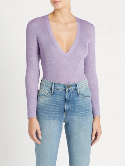 Shop Iro Inaba Sweater In Purple