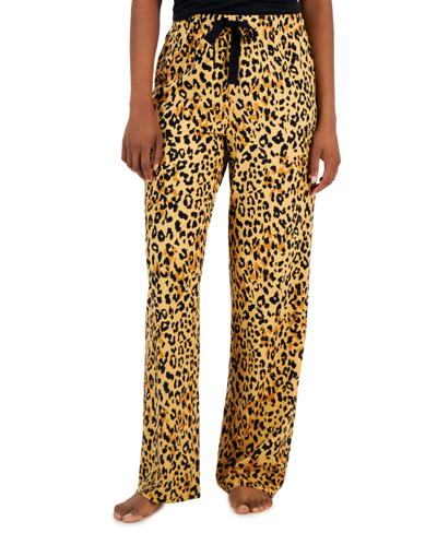 Shop Jenni Women's Printed Wide-leg Pajama Pants, Created For Macy's In Animal Scratch