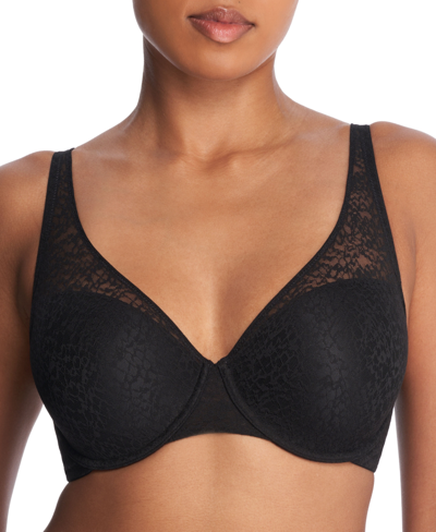 Shop Natori Pretty Smooth Full Fit Smoothing Contour Underwire 731318 In Black