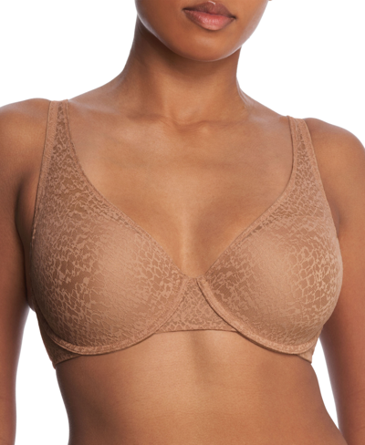 Shop Natori Pretty Smooth Full Fit Smoothing Contour Underwire 731318 In Buff
