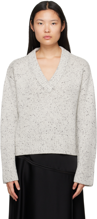 Shop Lisa Yang Gray 'the Aletta' Sweater In Be Blender