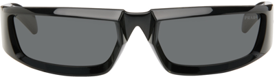 Shop Prada Black Runway Sunglasses