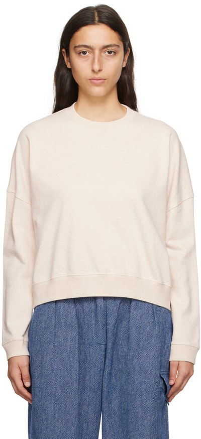 Shop Ymc You Must Create Beige Almost Grown Sweatshirt In 10-ecru Marl