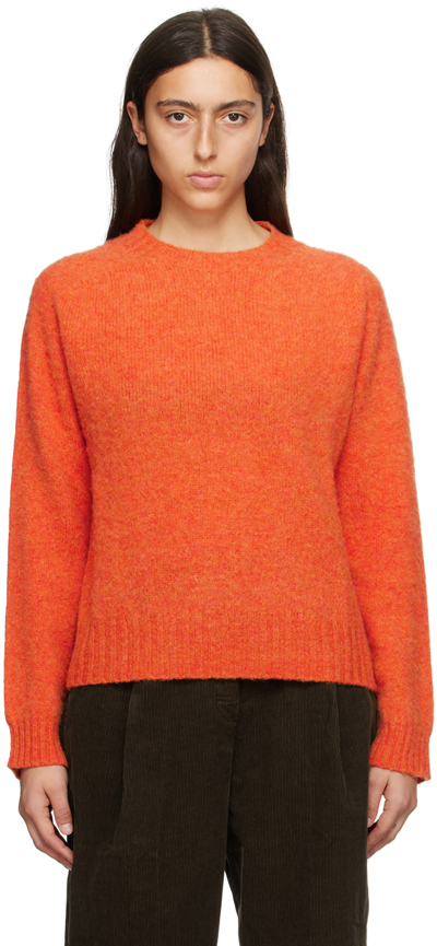 Shop Ymc You Must Create Orange Jets Sweater In 80-orange