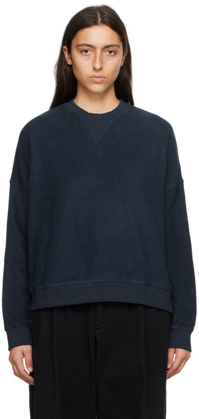 Shop Ymc You Must Create Navy Almost Grown Sweatshirt In 40-navy
