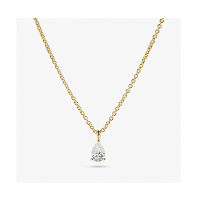 Shop Ana Luisa Delicate Solitaire Pendant In Gold