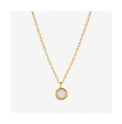 Shop Ana Luisa Opal Necklace In Gold