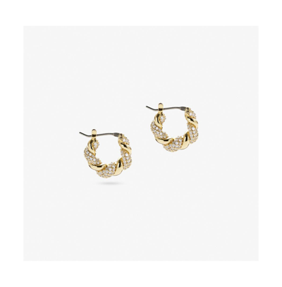 Shop Ana Luisa Twisted Hoop Earrings In Gold