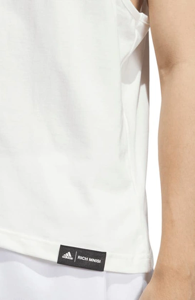 Shop Adidas Originals X Rich Minsi Pride Oversize Graphic Tank In Off White