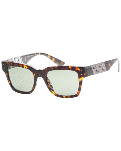 Shop Versace Men's Ve4421 52mm Sunglasses In Brown