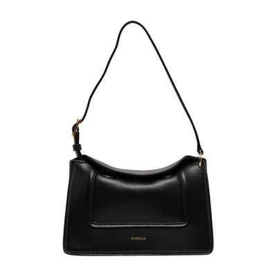 Shop Wandler Penelope Micro Shoulder Bag In Black