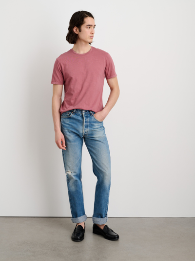 Shop Alex Mill Lightweight Mercer Tee In Currant