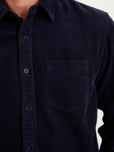 Shop Alex Mill Mill Shirt In Fine Wale Corduroy In Navy