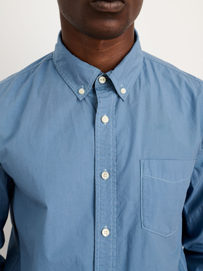 Alex Mill Mill Shirt In Paper Poplin In Faded Delft Blue