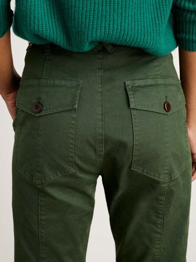 Shop Alex Mill Nellie Straight Leg Pant In Chino In Pine Needle