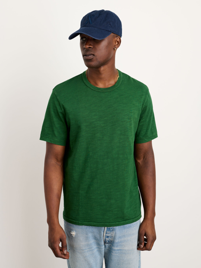 Shop Alex Mill Standard T Shirt In Slub Cotton In Emerald