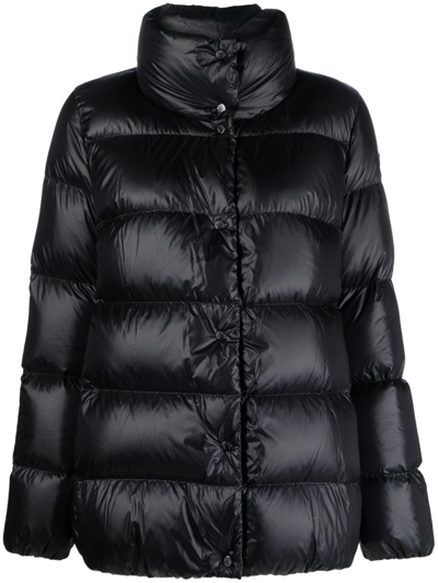 Shop Moncler Black Cochevis Quilted Jacket