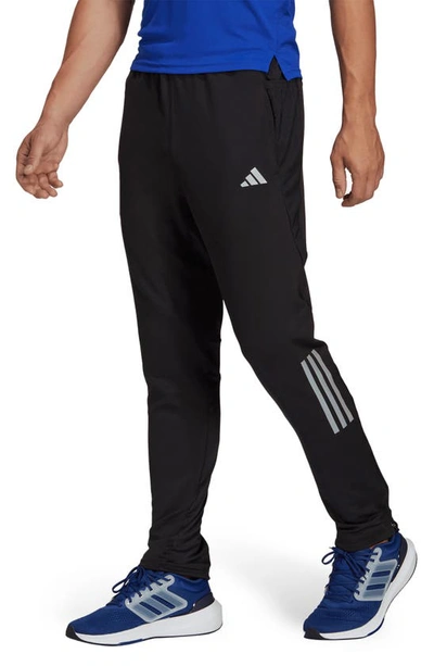 Shop Adidas Originals Own The Run Warm Pants In Black