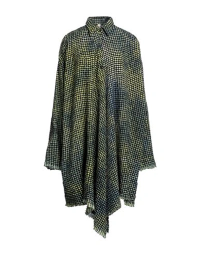 Shop Giorgio Brato Woman Overcoat Green Size S/m Wool, Cashmere, Polyamide