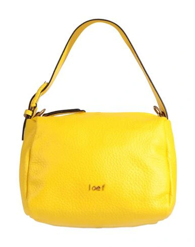 Shop I Oe F Woman Handbag Yellow Size - Soft Leather