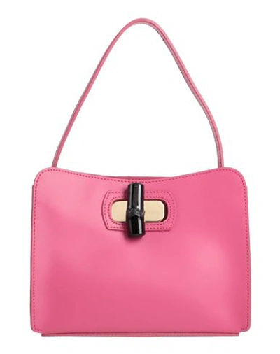 Shop My-best Bags Woman Handbag Magenta Size - Soft Leather