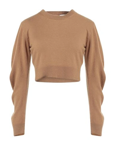 Shop Circus Hotel Woman Sweater Camel Size 10 Wool, Cashmere In Beige