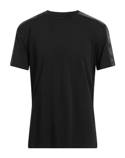 Shop Les Hommes Man T-shirt Black Size Xxl Cotton