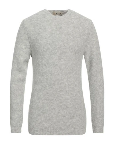Shop Irish Crone Man Sweater Light Grey Size Xxl Acrylic, Alpaca Wool, Polyamide, Wool