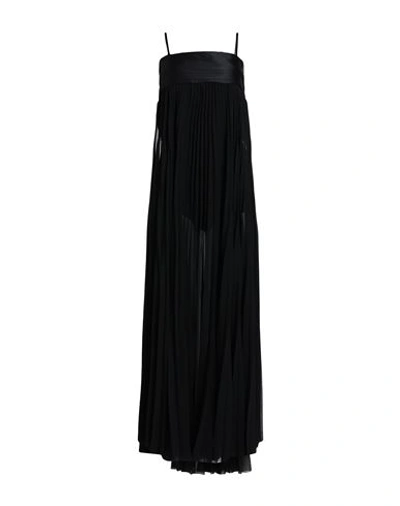 Shop Diesel Black Gold Woman Maxi Dress Black Size 6 Polyester