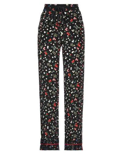 Red Valentino Woman Pants Black Size 2 Silk In Black
