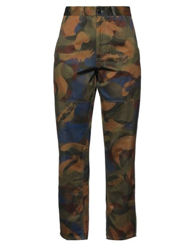 Shop Dondup Woman Pants Military Green Size 33 Cotton