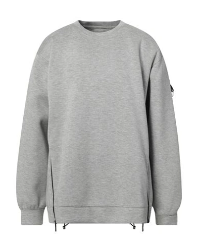 Shop Les Hommes Man Sweatshirt Grey Size Xl Cotton, Viscose, Polyester