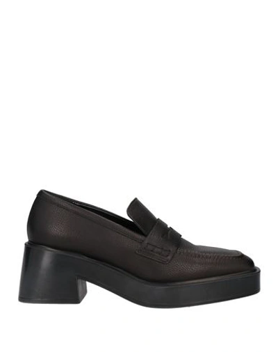 Shop Lorenzo Mari Woman Loafers Black Size 7 Soft Leather